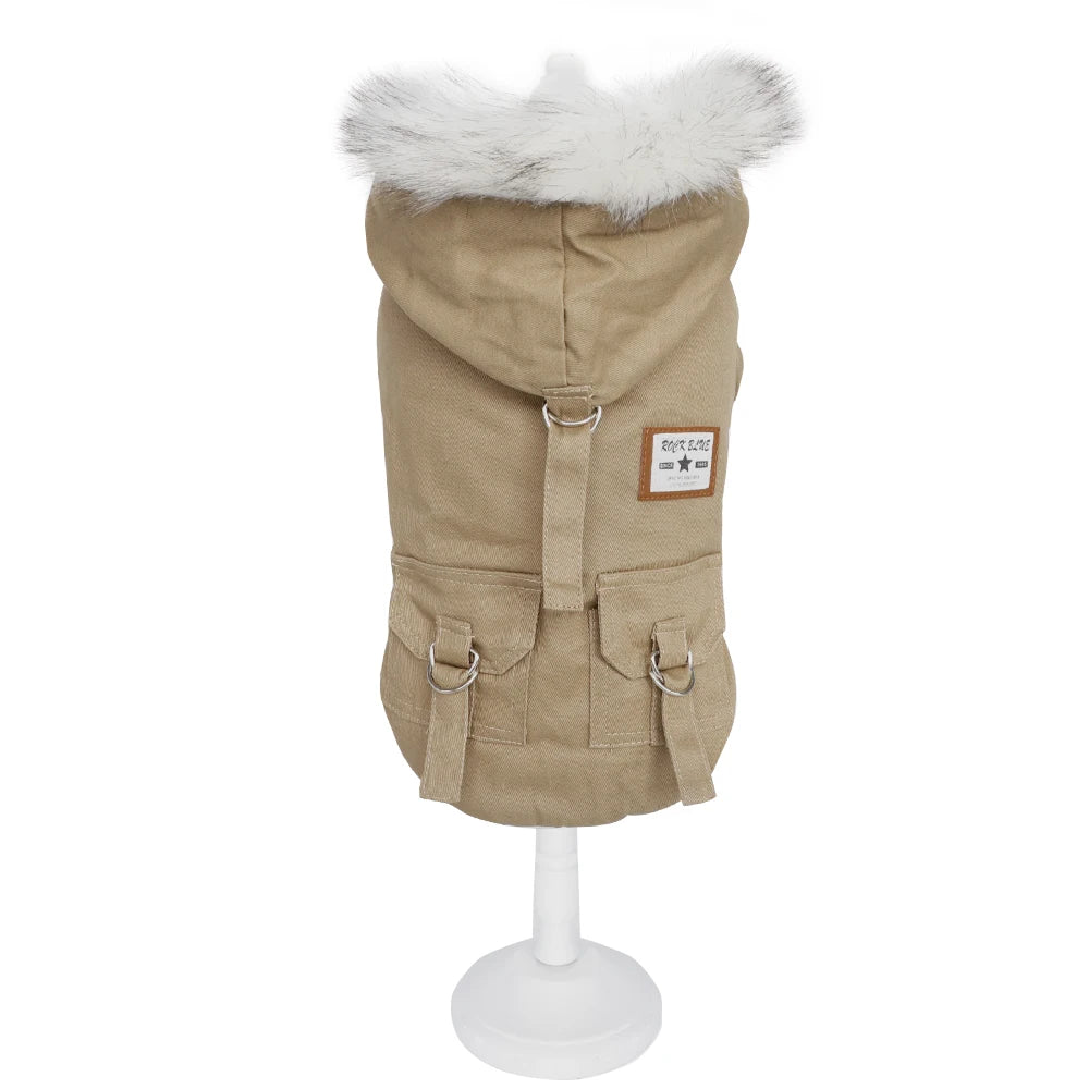 Fur Hooded Winter Jacket