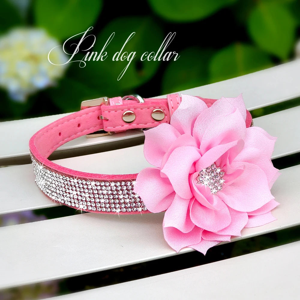 Bling Floral Rhinestone Collar