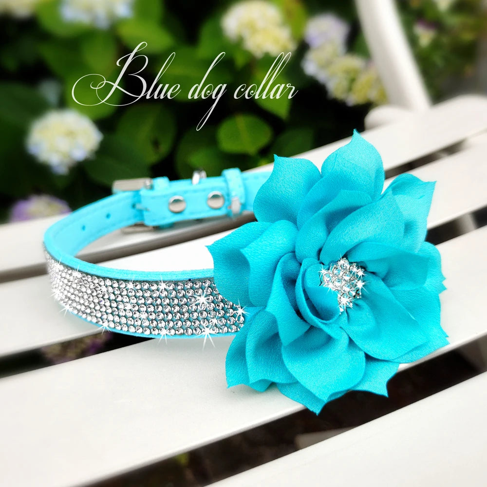 Bling Floral Rhinestone Collar