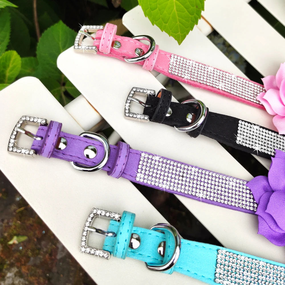 Bling Floral Rhinestone Collar