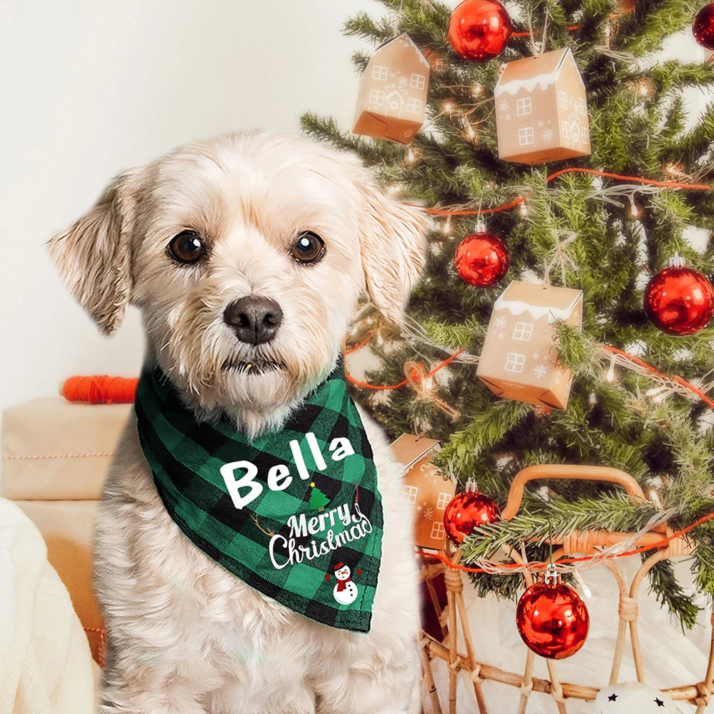 Personalized Christmas Bandanas