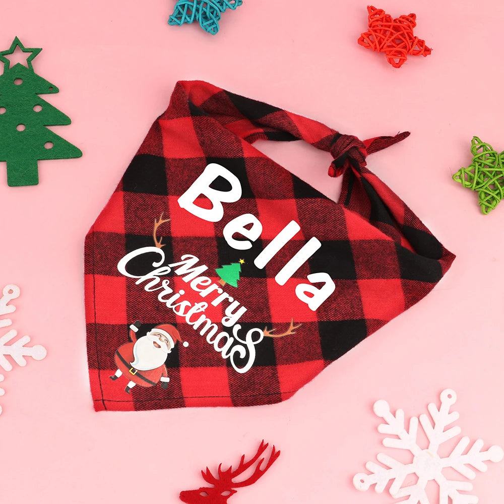 Personalized Christmas Bandanas