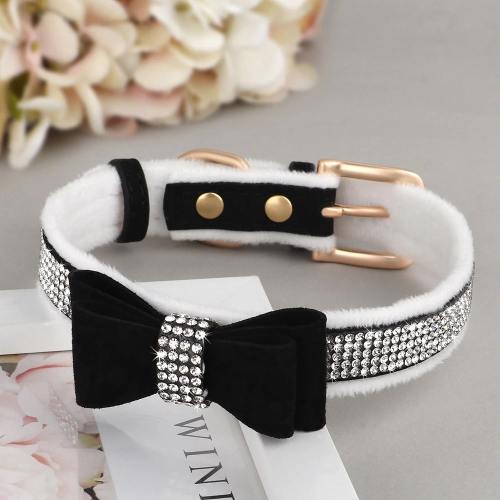 Bling Bowknot Rhinestone Collars