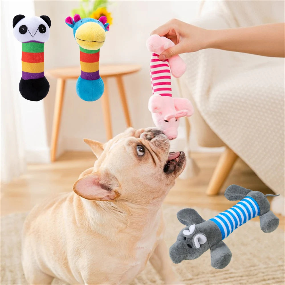 Snuggly Plush Squeaky Toy