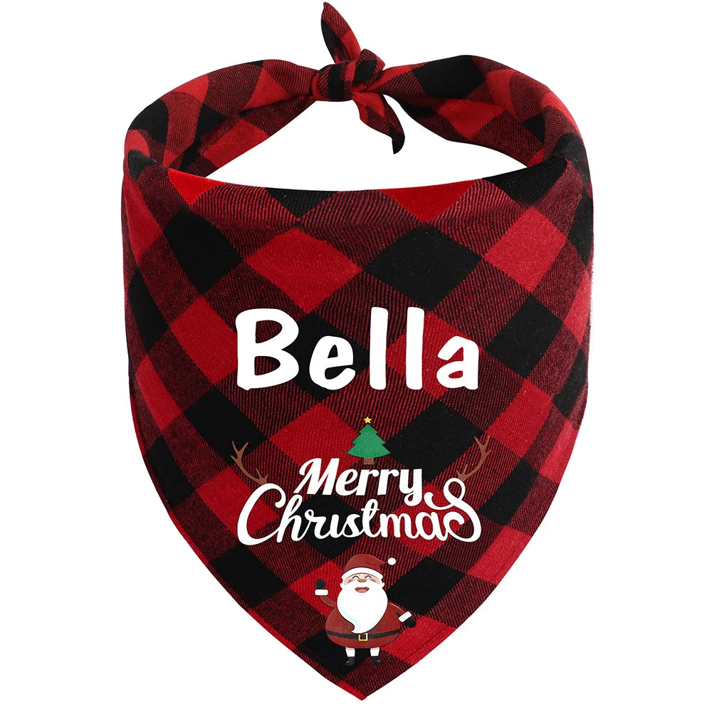 Personalized Christmas Bandanas