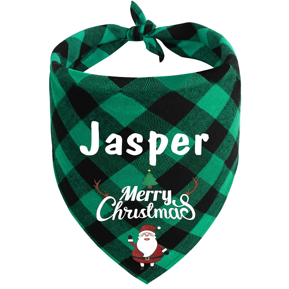 Personalized Christmas Bandanas