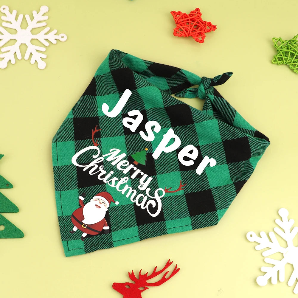 Personalized Christmas Bandanas