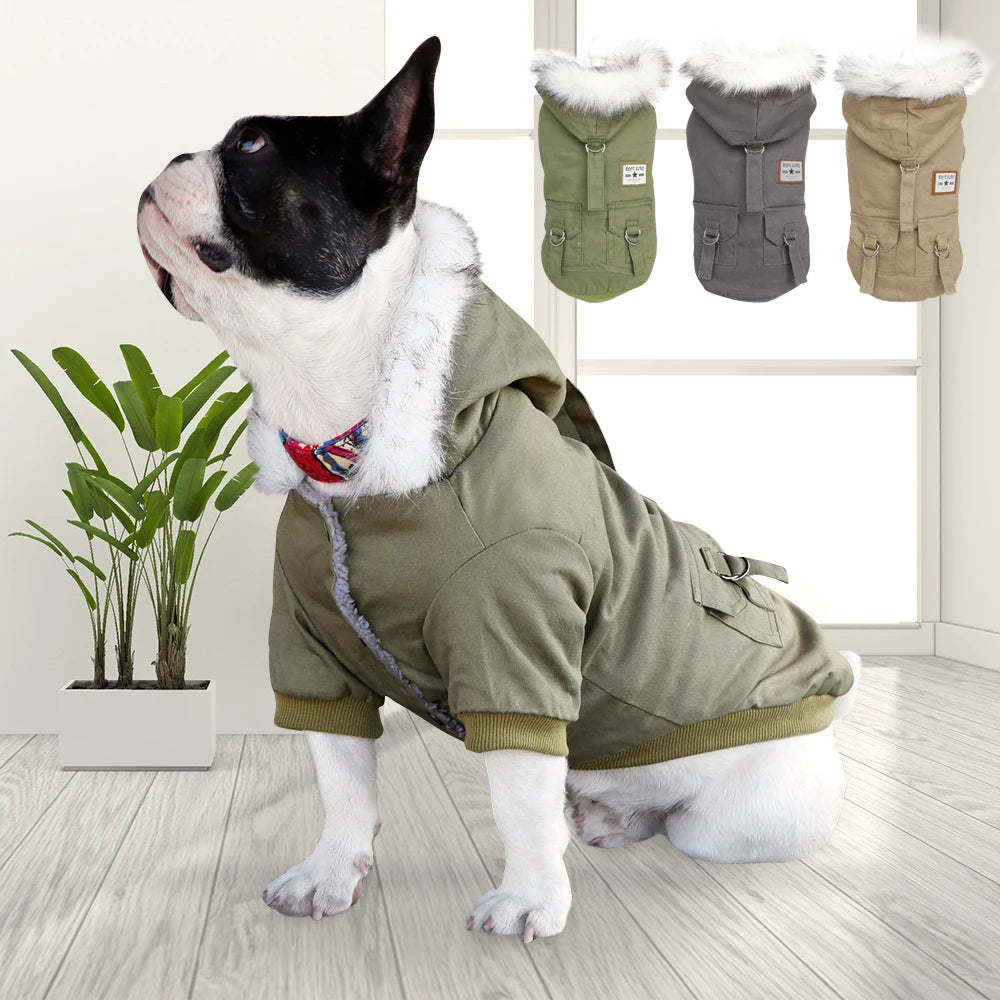 Fur Hooded Winter Jacket