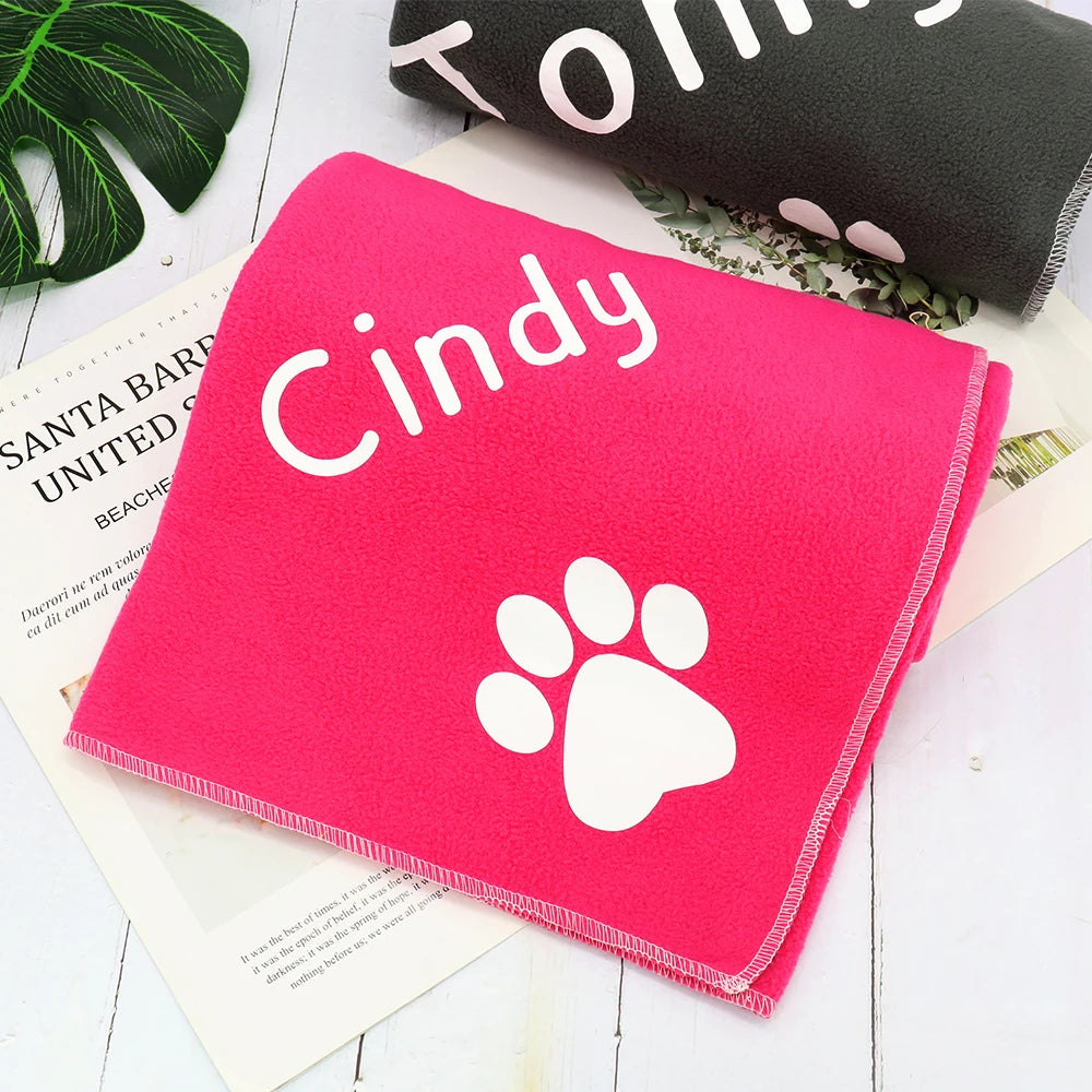 Pawfect Snuggles – Personalized Blanket