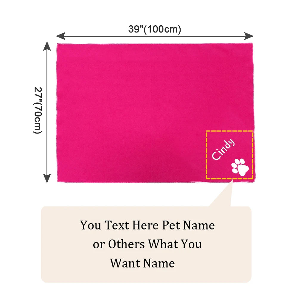 Pawfect Snuggles – Personalized Blanket