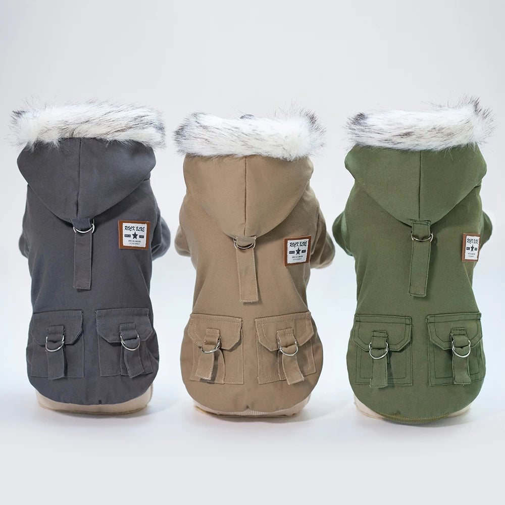 Fur Hooded Winter Jacket