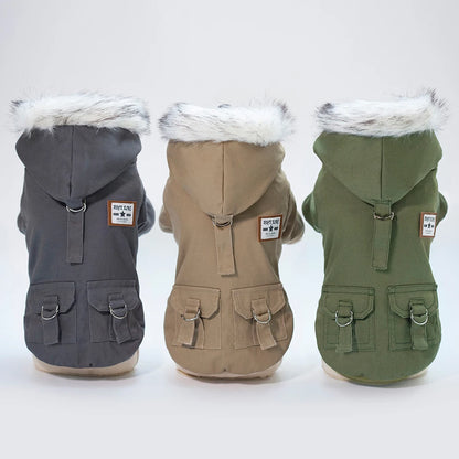 Fur Hooded Winter Jacket