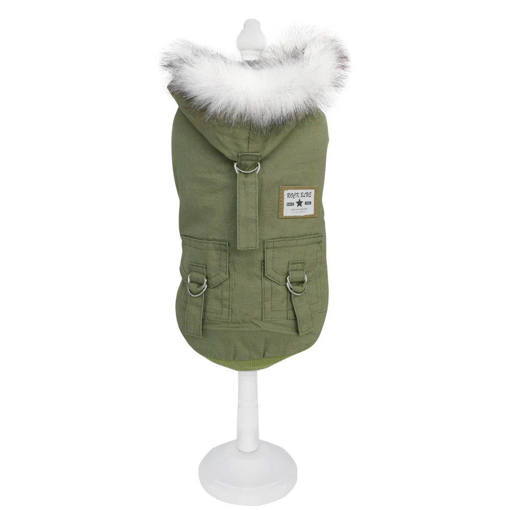 Fur Hooded Winter Jacket