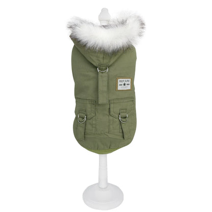 Fur Hooded Winter Jacket