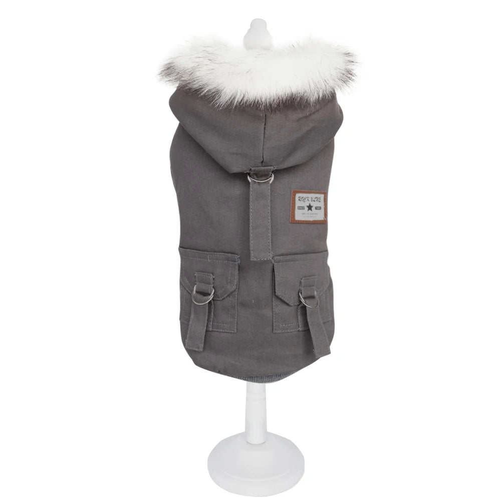 Fur Hooded Winter Jacket
