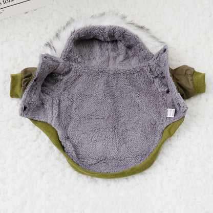 Fur Hooded Winter Jacket