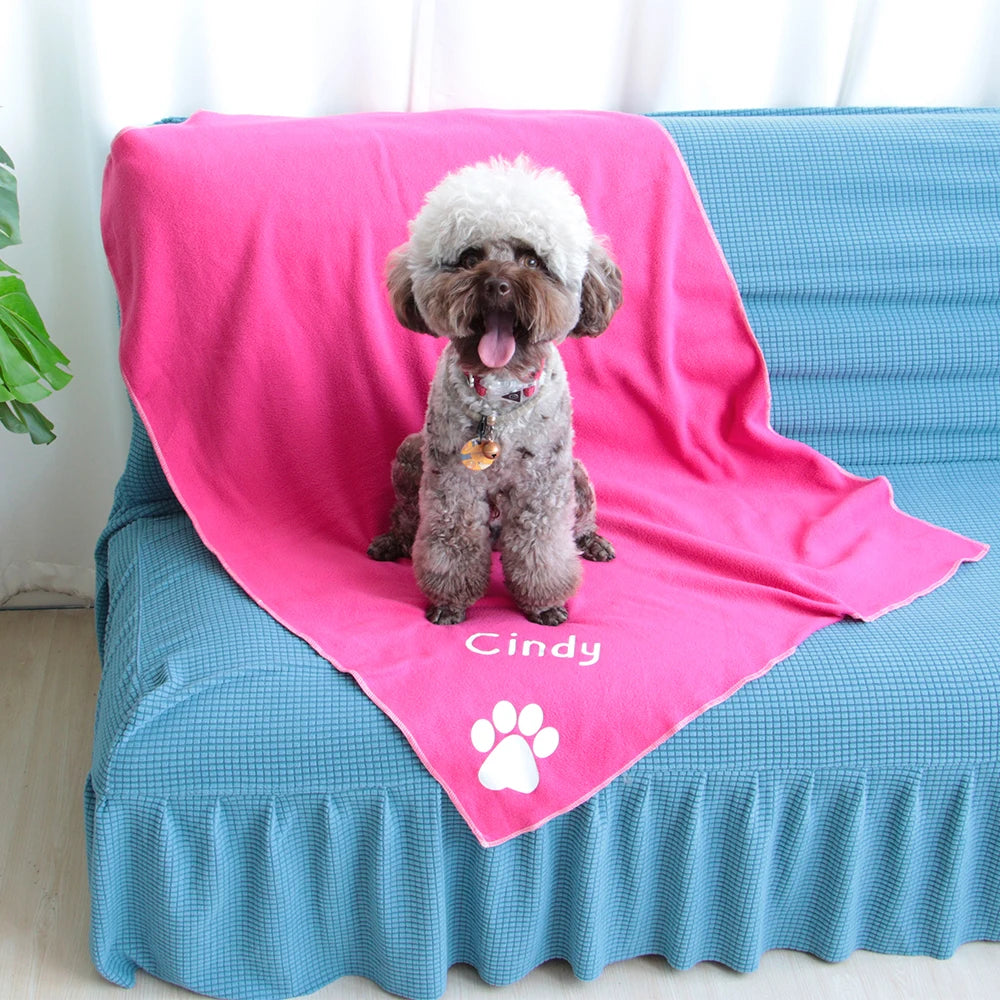 Pawfect Snuggles – Personalized Blanket