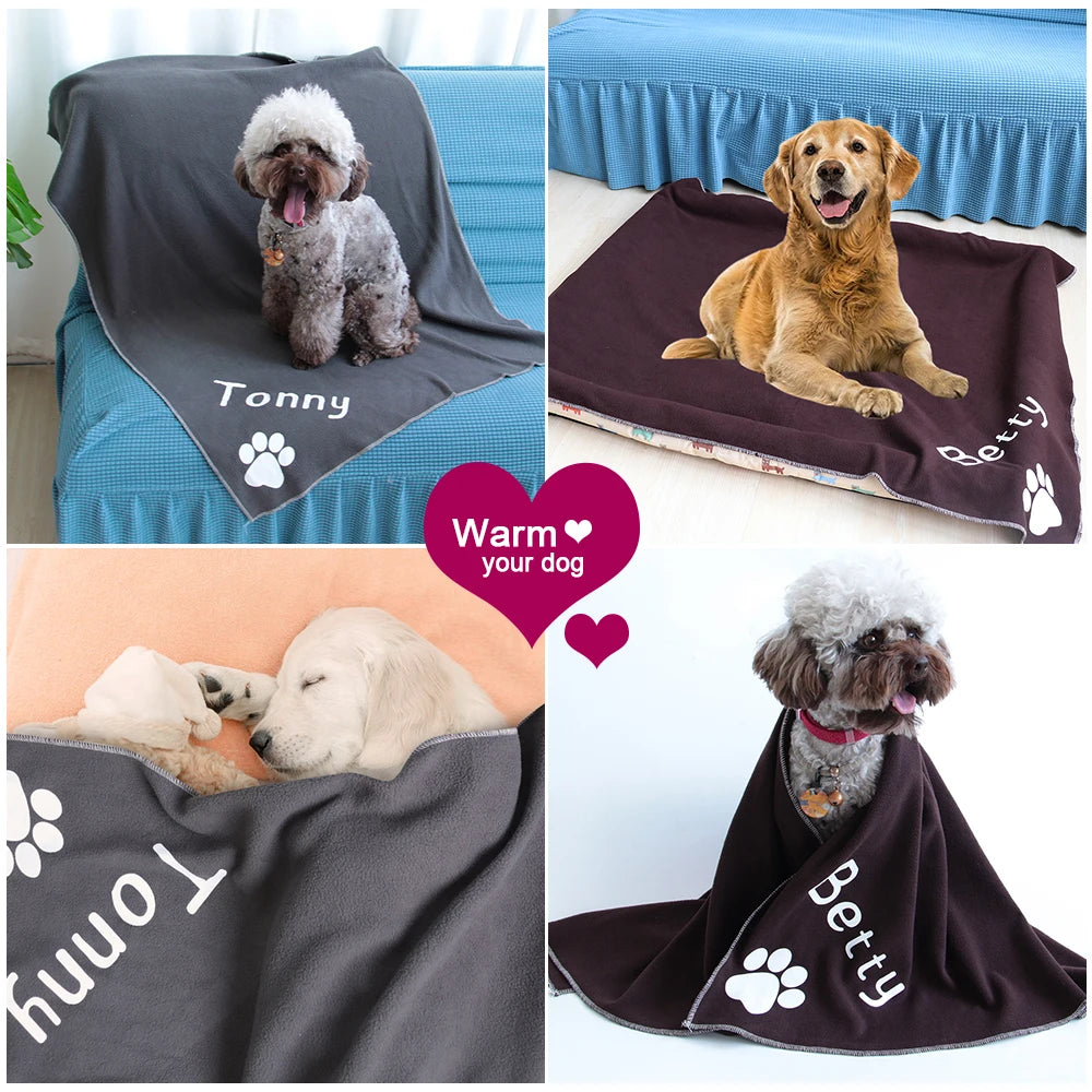 Pawfect Snuggles – Personalized Blanket