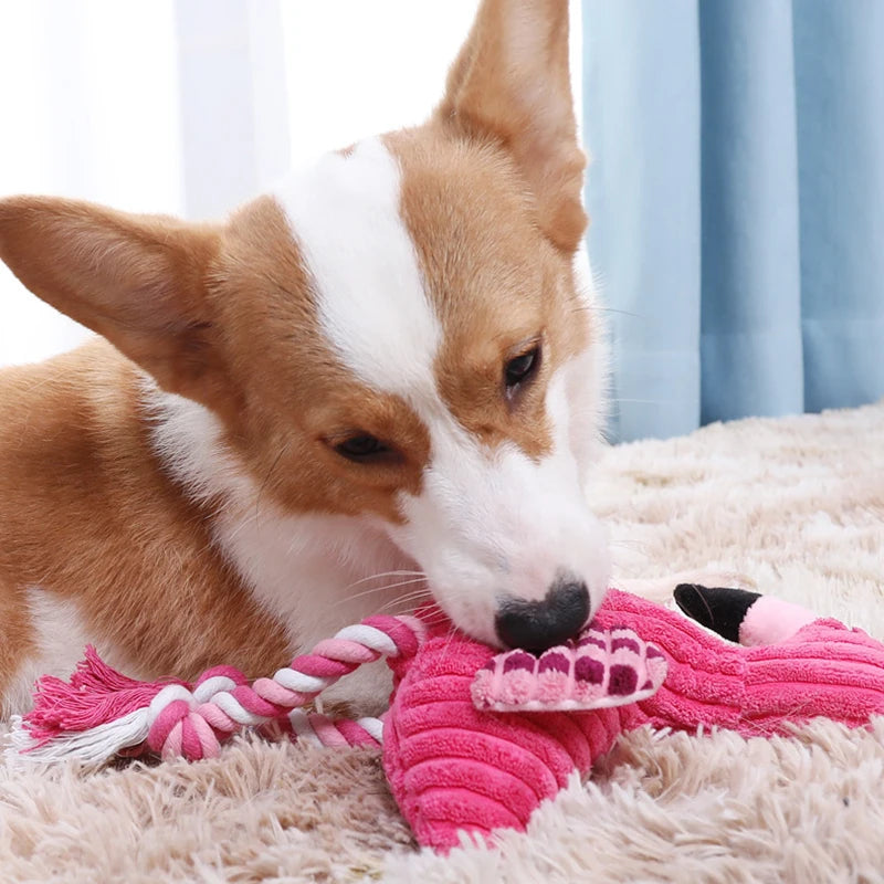Squishy Flamingo Squeaky Toy