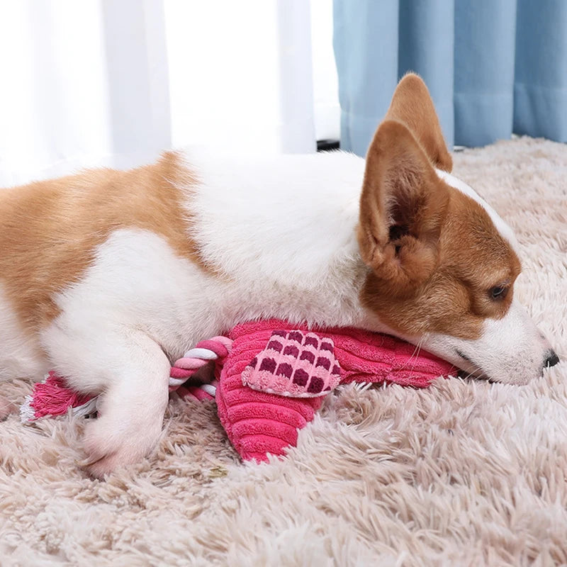 Squishy Flamingo Squeaky Toy