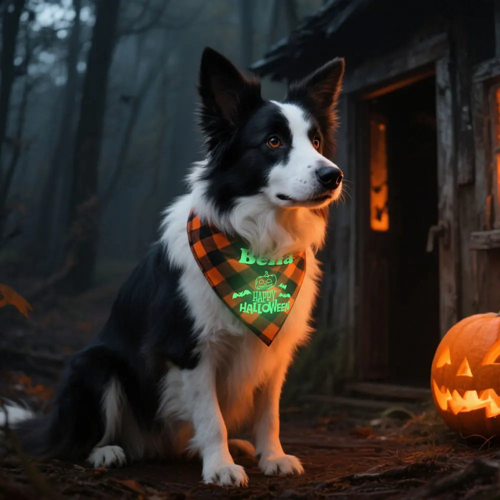 Custom Spooky Pet Bandana
