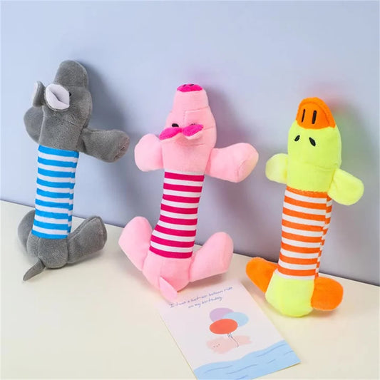 Snuggly Plush Squeaky Toy