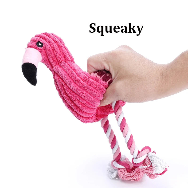 Squishy Flamingo Squeaky Toy