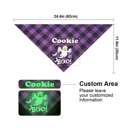 Custom Spooky Pet Bandana