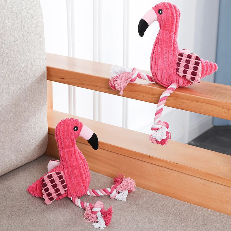 Squishy Flamingo Squeaky Toy