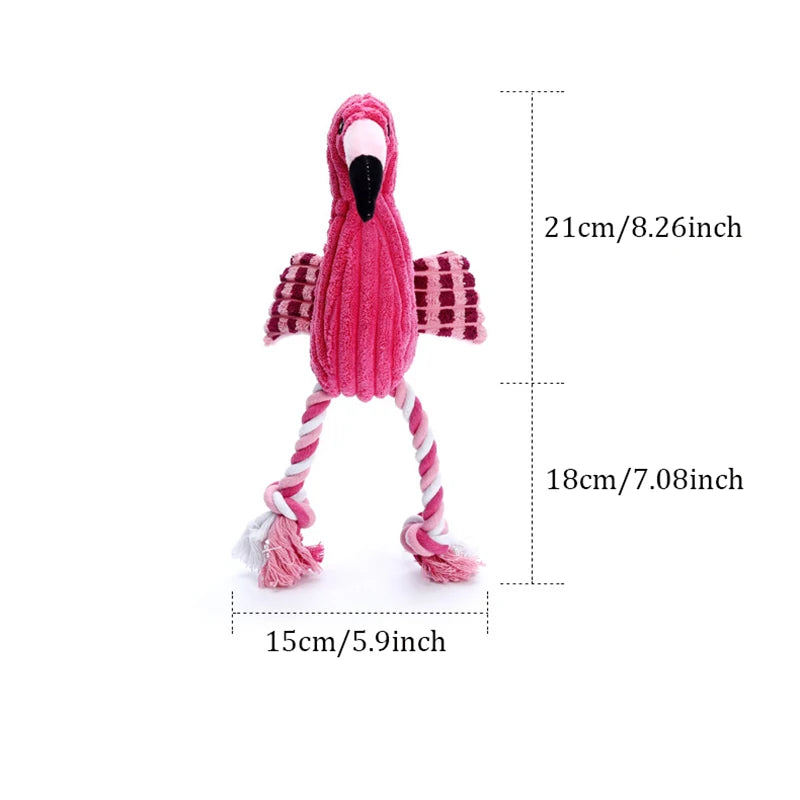 Squishy Flamingo Squeaky Toy
