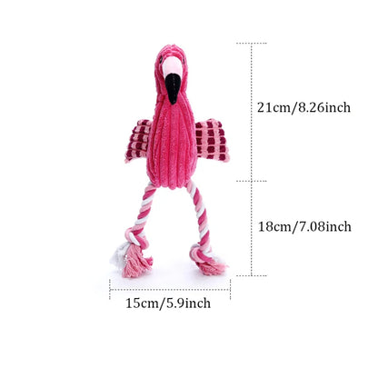 Squishy Flamingo Squeaky Toy